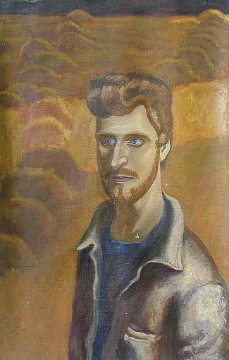 Portrait of a Combine Operator portrait or figure - oil painting