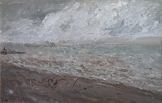 Bad Weather seascape - oil painting