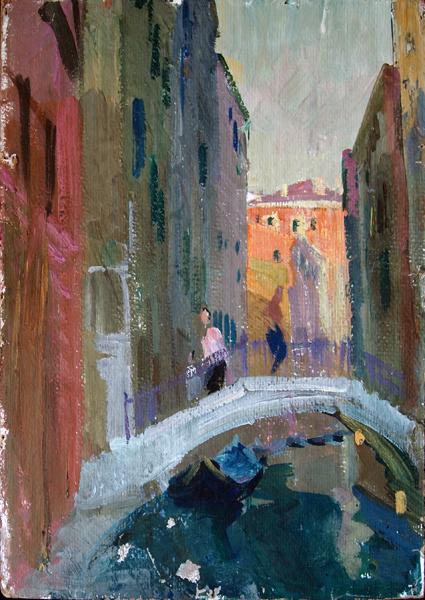 Venice cityscape - oil painting