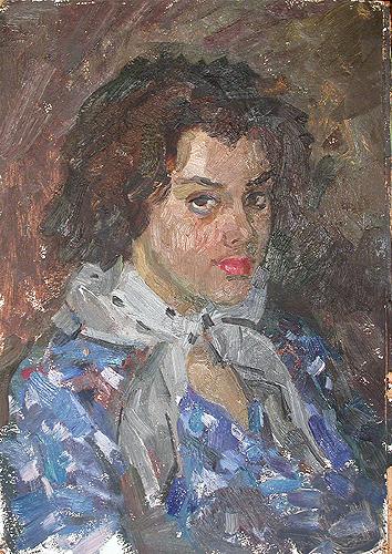 Portrat of a Woman portrait or figure - oil painting
